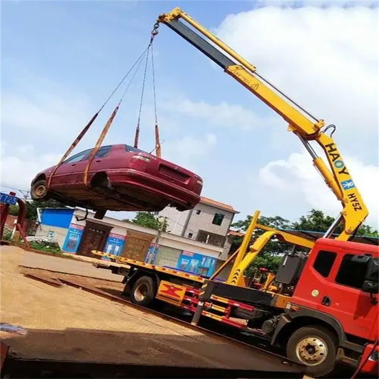 竞秀吊车救援小汽车怎么吊